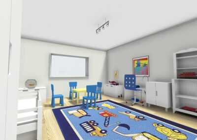 Visualisierung Kind 3-Zimmer 91 3D-1