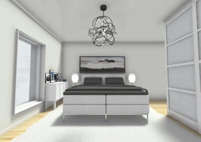 Visualisierung Schlaf 3-Zimmer 91 3D-1
