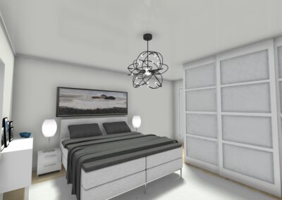 Visualisierung Schlaf 3-Zimmer 91 3D-4